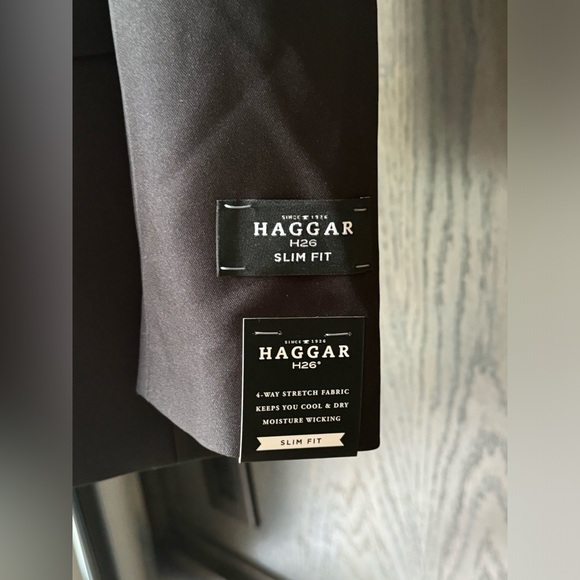 Haggar premium stretch signature blazer slim fit size 36 regular nwt - Picture 9 of 9